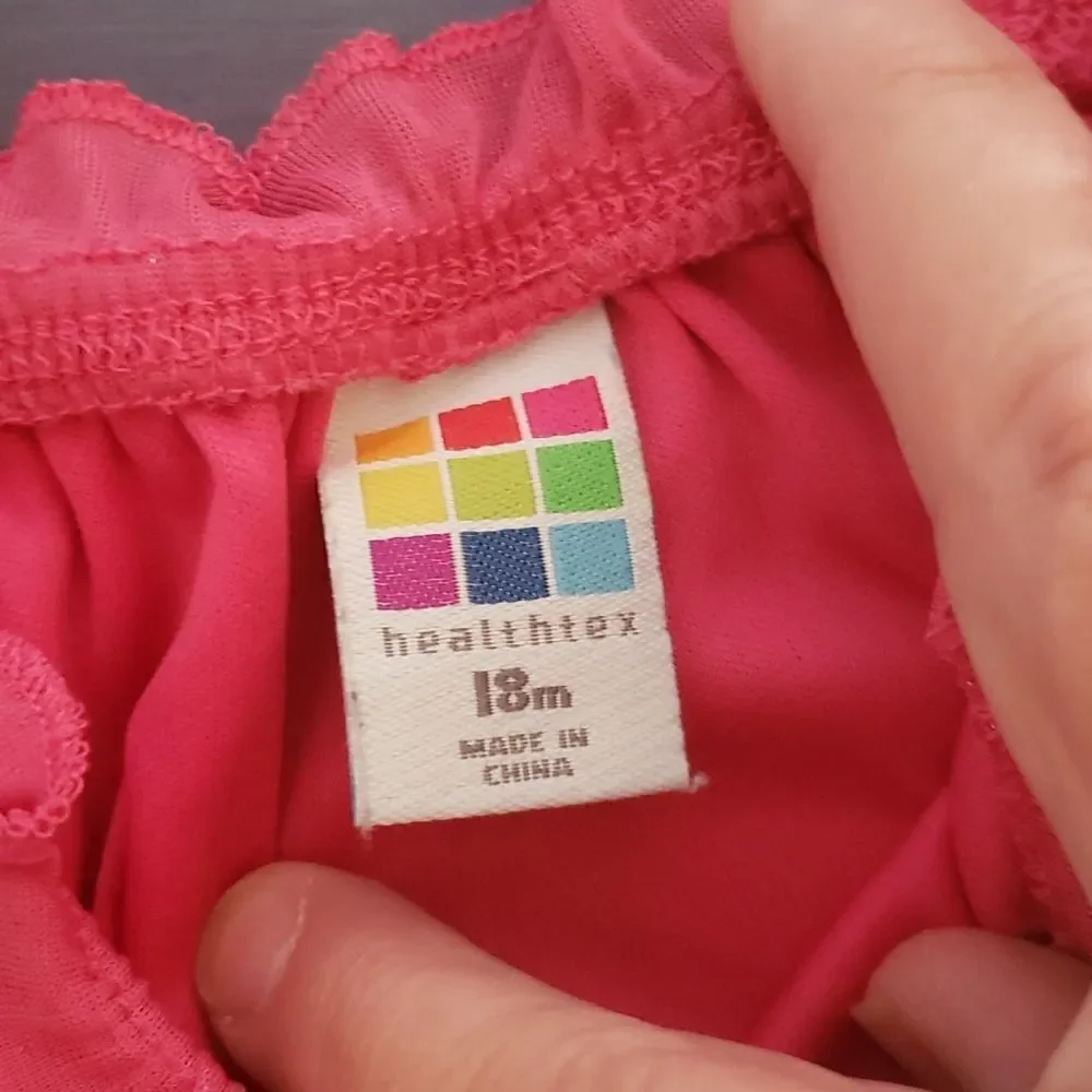 Cute Pair of Healthtex Girls Tops Sz 18 Mos
